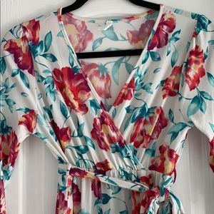 Pink Blush Maternity Dress